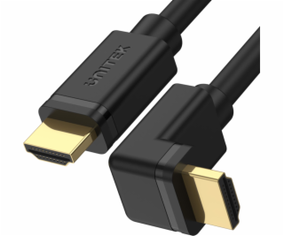 UNITEK Y-C1002 HDMI 2.0 90° 4K60HZ 2M cable Black