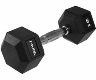 Dumbbell 8 kg HMS HEX-PRO 8