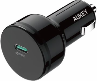 AUKEY auto nabíjecka 45W cerná 45W 1-port USB-type C CC-Y13