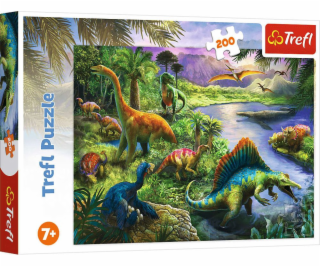 Puzzle 200 dílků Draví dinosauři