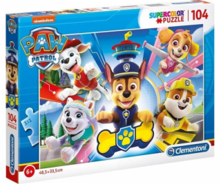 Puzzle 2x60 dílků Paw Patrol Super Color