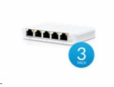 Ubiquiti Switch UniFi Compact USW-Flex-Mini, 5-Port Gigabit, PoE-in, USB-C, 3 kusy