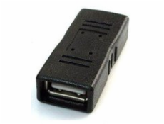 Gembird adaptér - spojka USB 2.0 (F) na USB 2.0 (F), černý