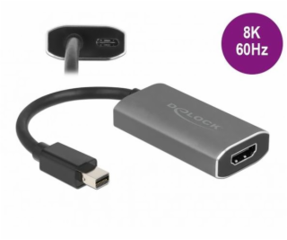 Delock Adaptér z Active mini DisplayPort 1.4 na HDMI, 8K,...