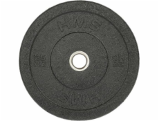 HMS Talerz Olimpijski Bumper Czarny 25 Kg