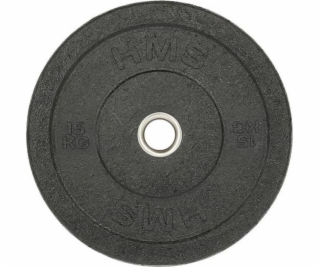 HMS Talerz olimpijski bumper czarny 15 kg