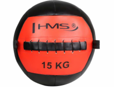 Cvičebná lopta HMS Wall Ball 15kg červená (17-41-030)