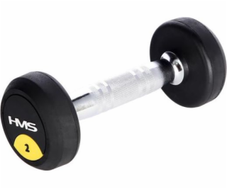 Rubberized dumbbell 2kg HMS HG PRO 2