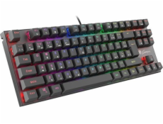 Genesis mechanická klávesnice THOR 300 TKL RGB, CZ/SK layout, RGB podsvícení, software, Outemu Red