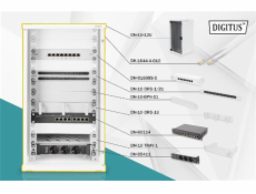 Digitus "Network Set - 254 mm (10"") - 12U, 312 x 300 mm (W xD), IT-Schrank"