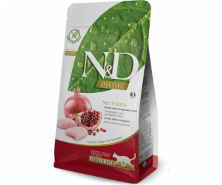 FARMINA N&D PRIME CAT NEUTERED CHICKEN & POMEGRANATE ADUL...