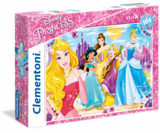 Puzzle 104 prvků Maxi Super Color Princess