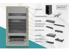 Digitus "25,4 cm (10"") Set 3 B 12HE, IT-Schrank"