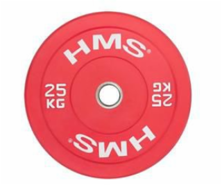 Olympic Bumper 25kg Red HMS CBR25 plate