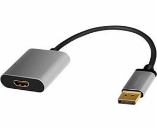 Adaptér DP na HDMI 4K 60Hz, hliník 0,15m