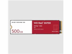 WD RED SSD NVMe 500GB PCIe SN700, Geb3 8GB/s, (R:3430/W:2600 MB/s) TBW 1000