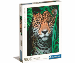 Puzzle 500 dílků vysoké kvality, Jaguar v džungli