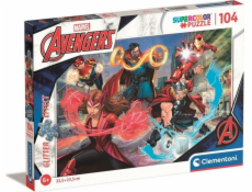 Puzzle se třpytkami 104 prvků The Avengers