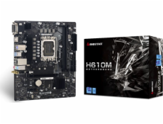 BIOSTAR ,INTEL H610, Socket 1700, uATX, GbE LAN