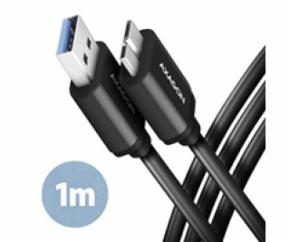 AXAGON BUMM3-AM10AB, SPEED kabel Micro-B USB <-> USB-A, 1...