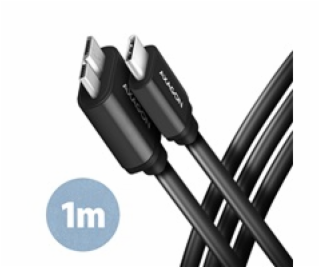 AXAGON BUMM3-CM10AB, SPEED kabel Micro-B USB <-> USB-C, 1...