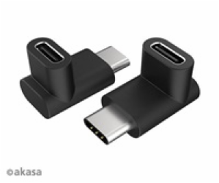 AKASA adaptér USB3.1 Gen2 Type-C na Type-C, 2ks v balení