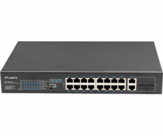 Lanberg Switch rack 19  POE+ 16x 100MB /2X COMBO  GIGABIT...