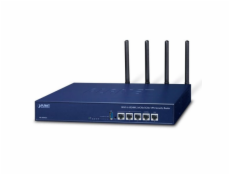 PLANET VR-300W6A Enterprise router/firewall VPN/VLAN/QoS/HA/AP kontroler, 2xWAN(SD-WAN), 3xLAN, WiFi 802.11ax