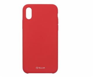 Tellur Cover Liquide Silicone pre iPhone XS červená