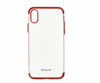 Tellur Cover Silicone Electroplated pre iPhone X/XS red