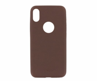 Tellur Cover Slim Synthetic Leather for iPhone X/XS hnedý