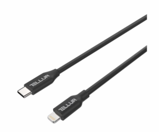 TELLUR Data, Kábel, USB Type C/Lightning, 1m, blk