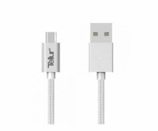 Tellur Data cable, USB do Micro USB, Nylon Braided, 1m si...