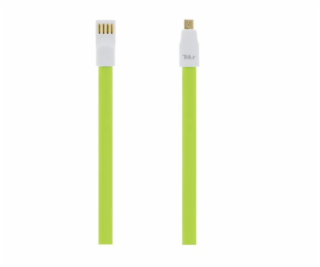 Tellur Data cable Magnetic, USB do Micro USB, 1.2m green