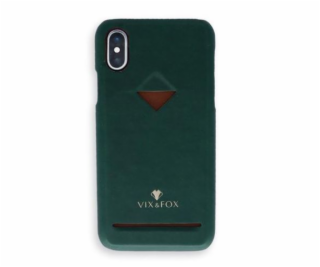 VixFox Card Slot Back Shell pre iPhone X/XS lesný zelený