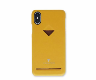 VixFox Card Slot Back Shell pre iPhone X/XS mustard yellow