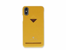 VixFox Card Slot Back Shell pre iPhone X/XS mustard yellow