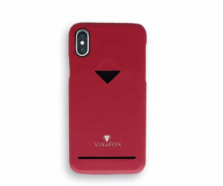 VixFox Card Slot Back Shell pre Iphone XSMAX ruby red