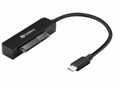 Sandberg konvertor USB-C na SATA USB 3.1 Gen.2, černá