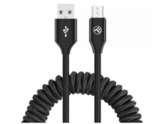 Tellur Data cable Extendable USB do Micro USB 2A 1.8m black