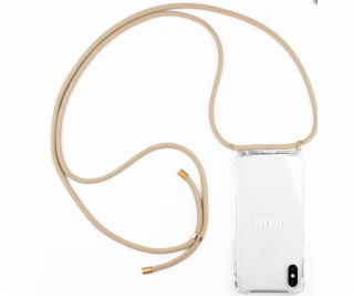 Lookabe Necklace iPhone Xr gold nude loo009