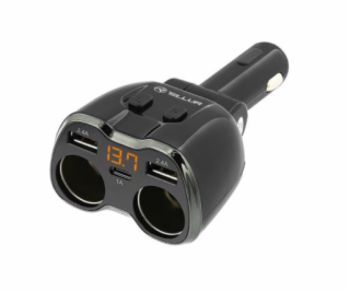 TELLUR SPLITTER Car Charger, Nabíjačka 80W