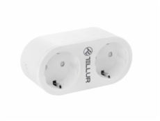 Tellur WiFi Smart AC Dual Plug, Duální zásuvka, 16A, 2400W