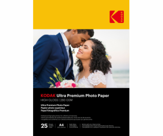 KODAK Ultra Premium Photo RC Gloss (280g/m2) A4 25 listů