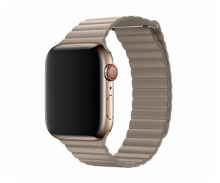 Devia Elegant Leather Loop(44mm) pre Apple Watch stone