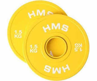 Olympic Bumper 2x1.5kg yellow HMS CBRS15 plate