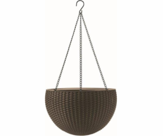 Květináč Keter Hanging Sphere mocha