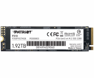 Patriot Memory P310 M.2 1920 GB PCI Express 3.0 NVMe