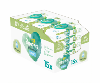 Pampers Harmonie Aqua vlhčené obrúsky 15 balenie = 720 ob...