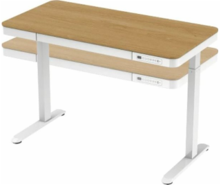 Tuckano Electric height adjustable desk ET119W-C white/oak